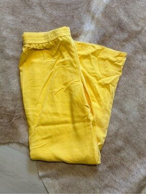 Akris Punto Yellow Corduroy Pants